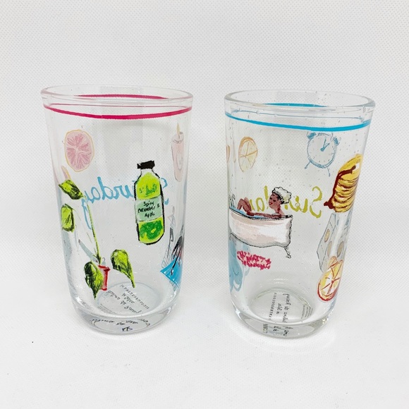 Anthropologie Saturday Sunday Weekend Juice Glass - Picture 5 of 8